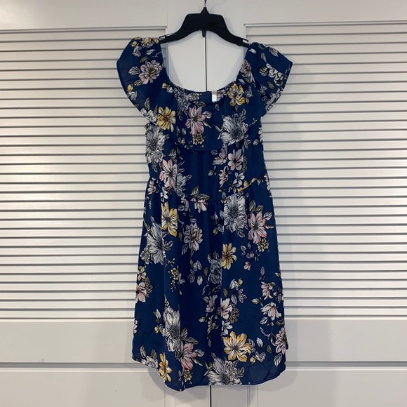 Xhilaration Floral Sun Dress Size Large - Picture 1 of 4